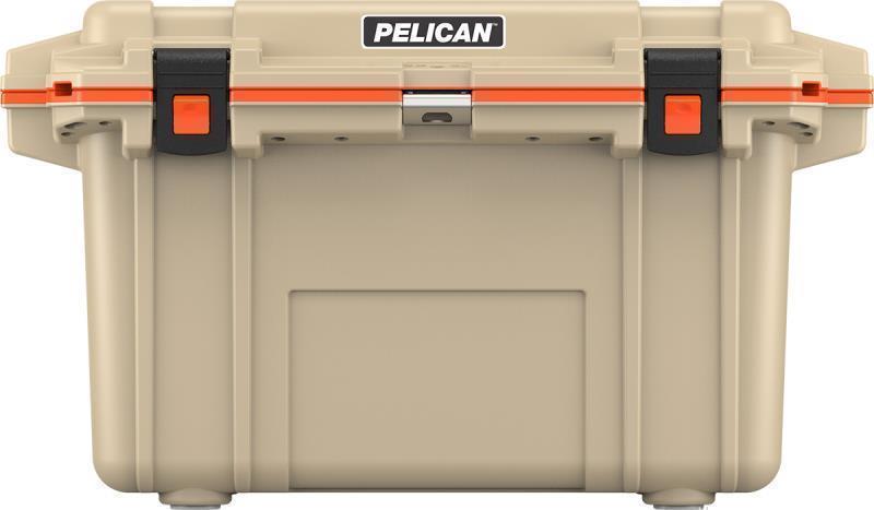 Elite Cooler 70QT - Tan / Orange 2