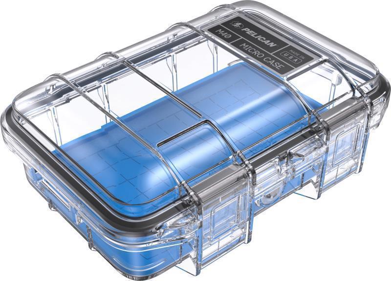 M40 Micro Case - Blue / Clear 1