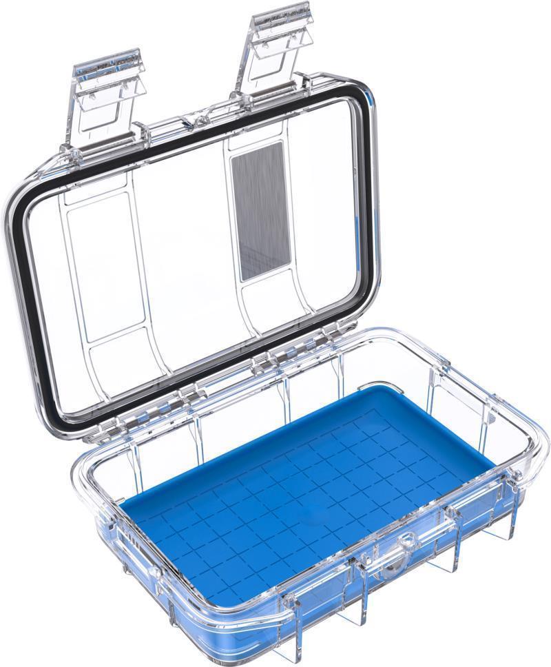 M40 Micro Case - Blue / Clear 3