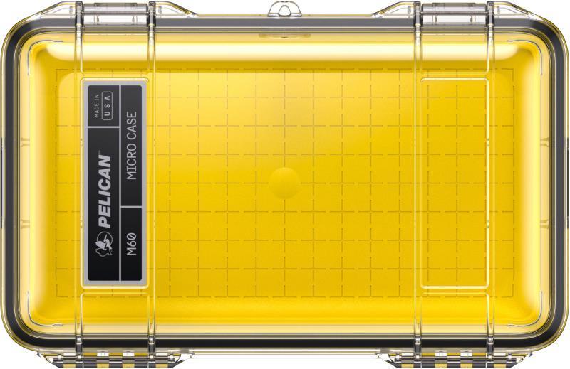 M60 Micro Case - Yellow / Clear 4