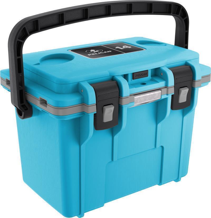Personal Cooler 14QT - Blue / Grey 2