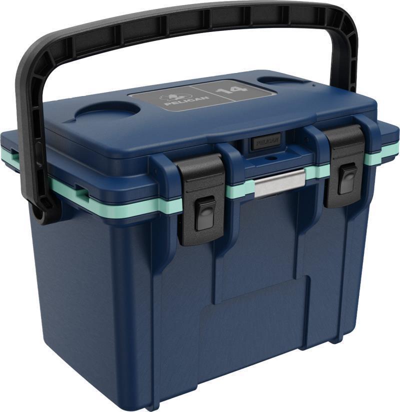 Personal Cooler 14QT - Blue / Seafoam 2