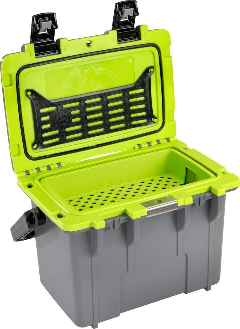 Personal Cooler 14QT - Dark Grey / Green 3