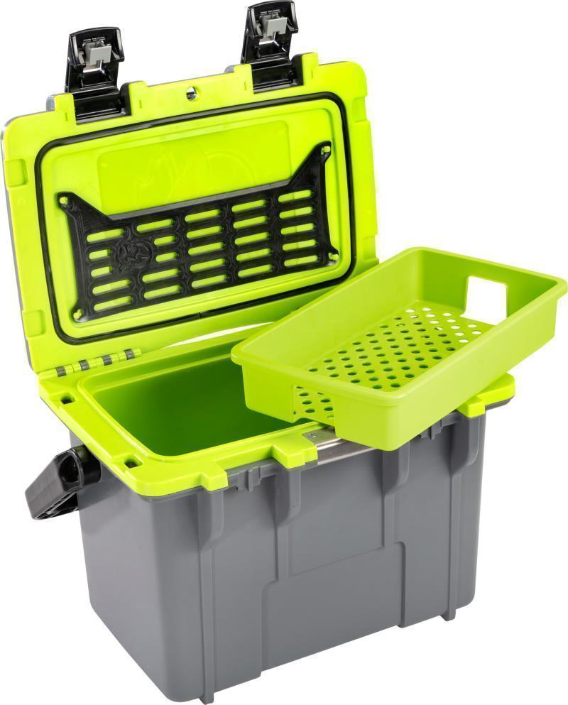 Personal Cooler 14QT - Dark Grey / Green 4