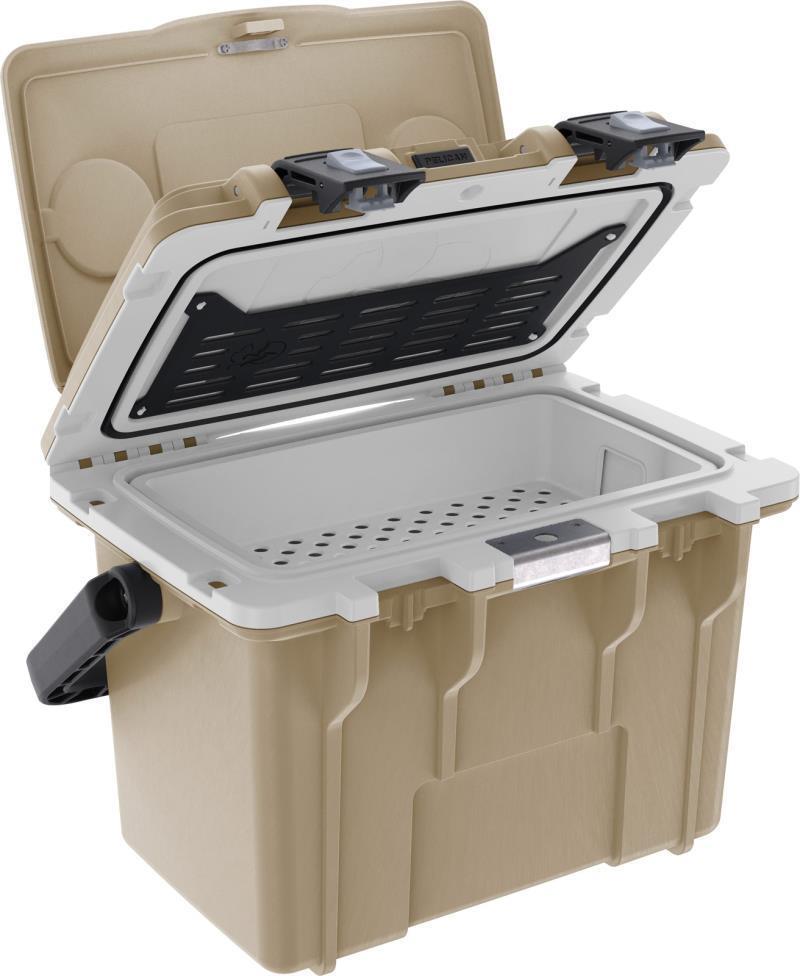 Personal Cooler 14QT - Tan / White 4