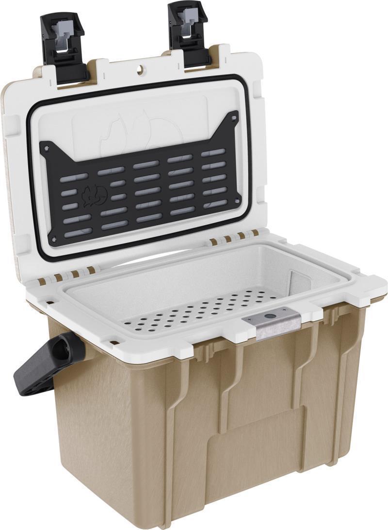 Personal Cooler 14QT - Tan / White 5