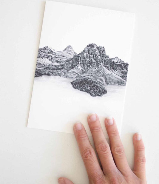 Greeting Card - Mount Assiniboine 1