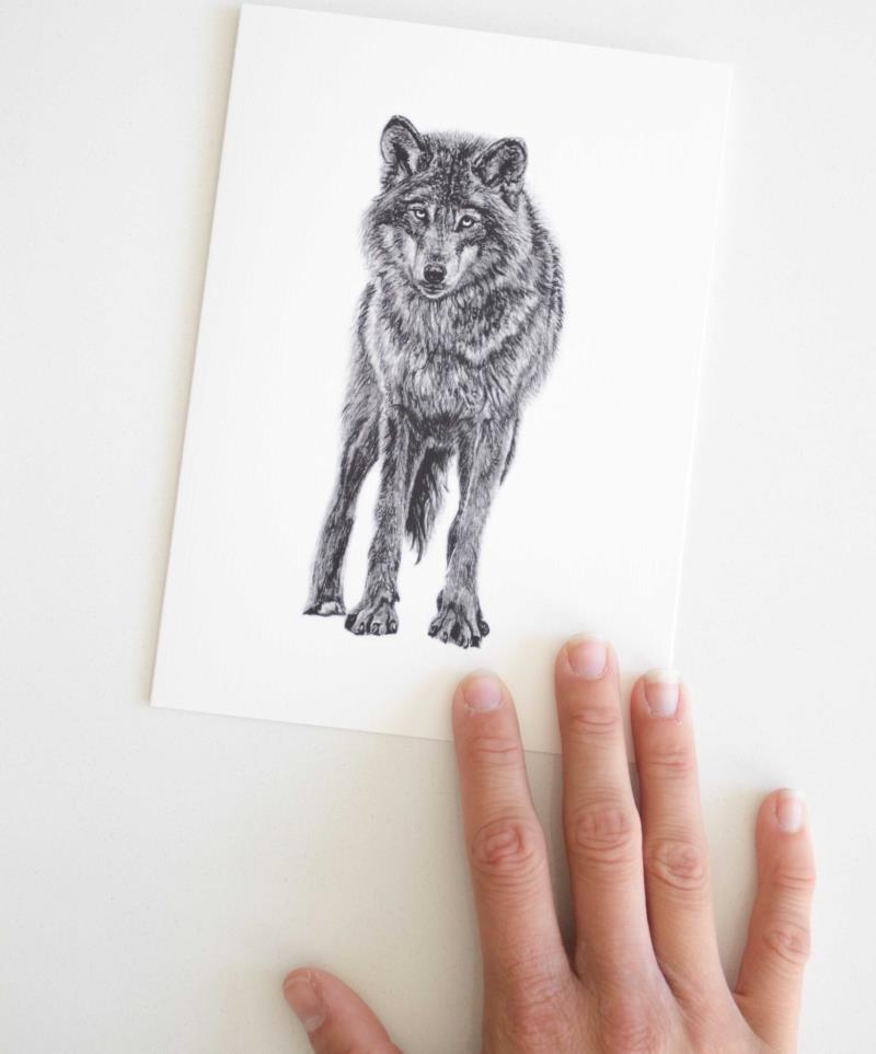 Greeting Card - Wolf 1
