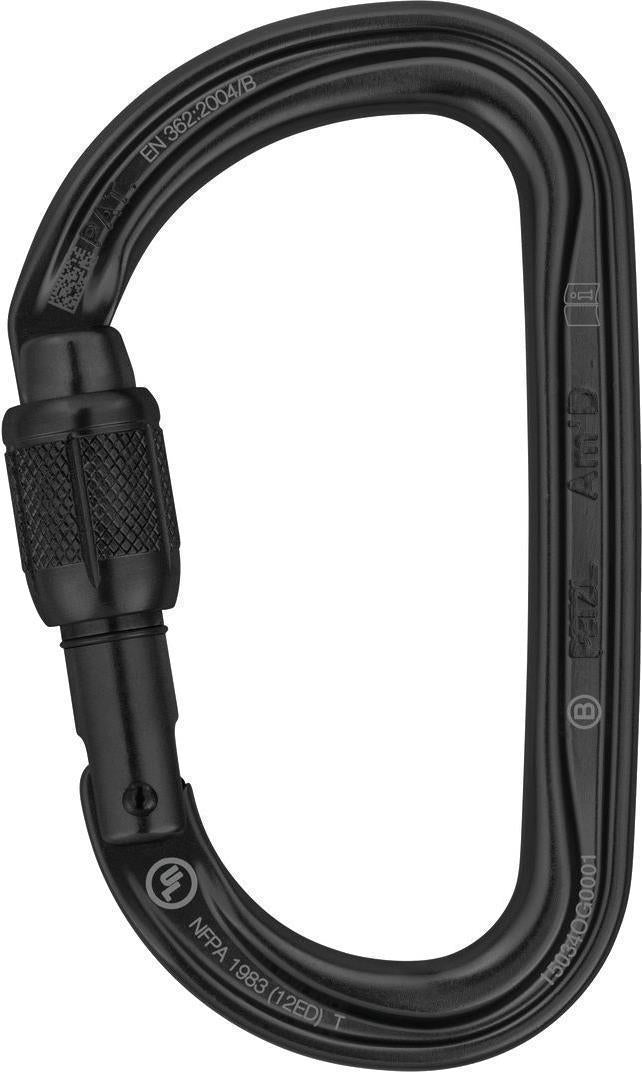 AMD Carabiner - Screw-Lock - Black - Not Applicable 1