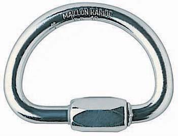 Demi Rond Screw Link, Semicircular, Aluminum, 10mm - not applicable 1