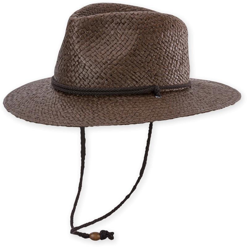 Bronson Straw Sun Hat - Mens - Brown 1