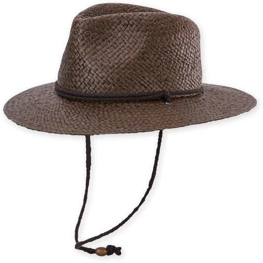 Bronson Straw Sun Hat - Mens - Brown 1