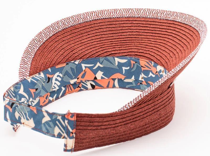 Cecily Visor - Womens - Rhubarb 2