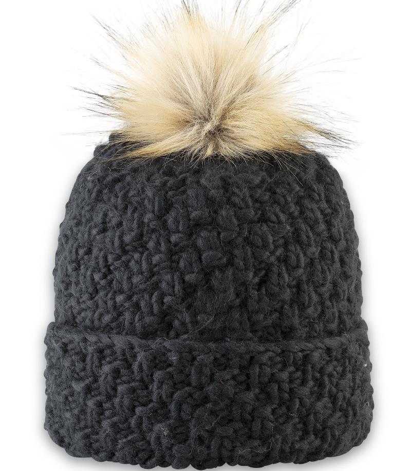 Diva Beanie - Womens - Black 1