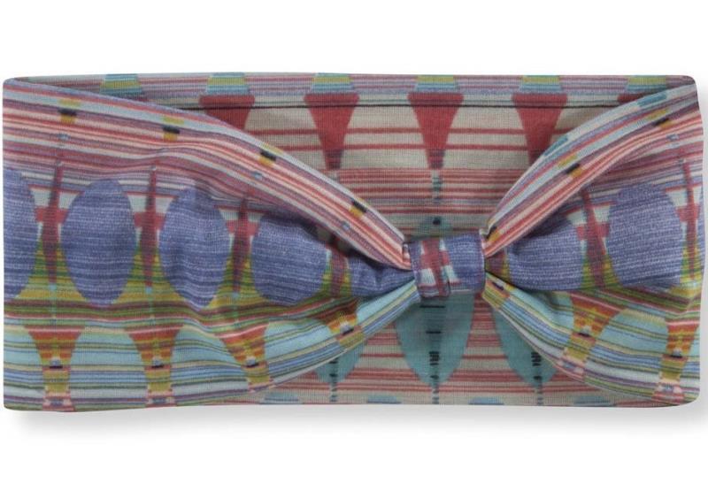 Edie Headband - Womens - Aqua 1