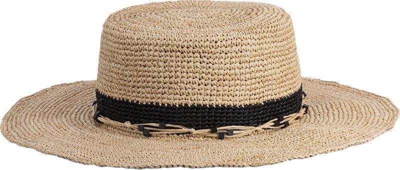 Gia Sun Hat - Womens - Black 1