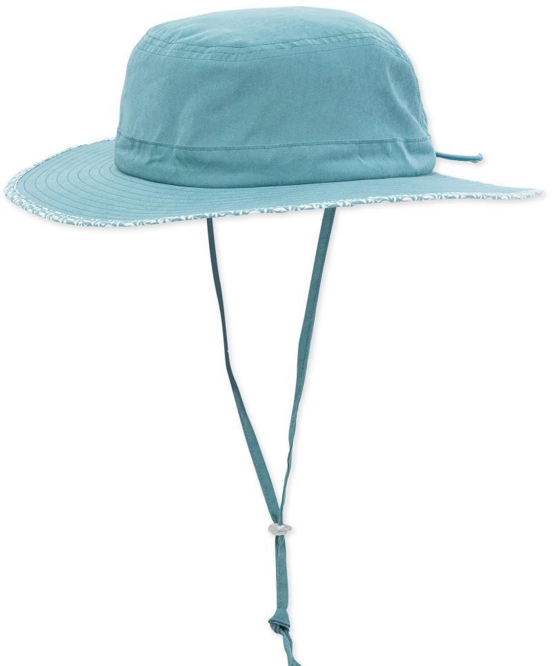 Lotus Sun Hat - Womens - teal 1