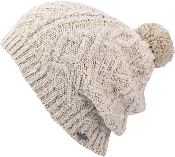 Mio Slouch Beanie - Womens - Oatmeal 1