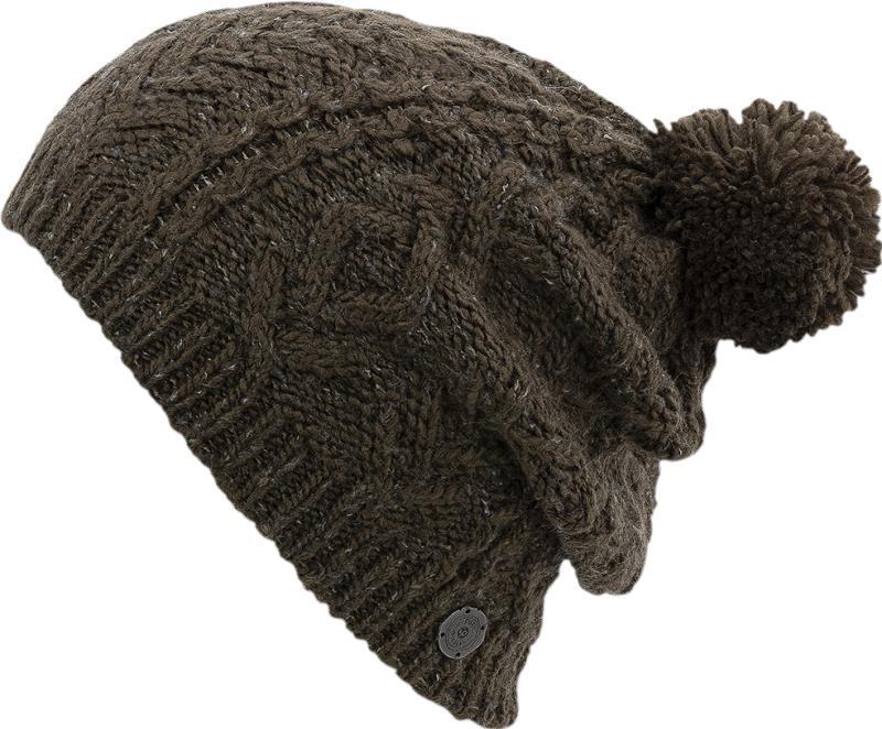 Mio Slouch Beanie - Womens - Olive 1