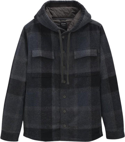 Asgard Hooded Flannel Shirt - Mens - Charcoal 1