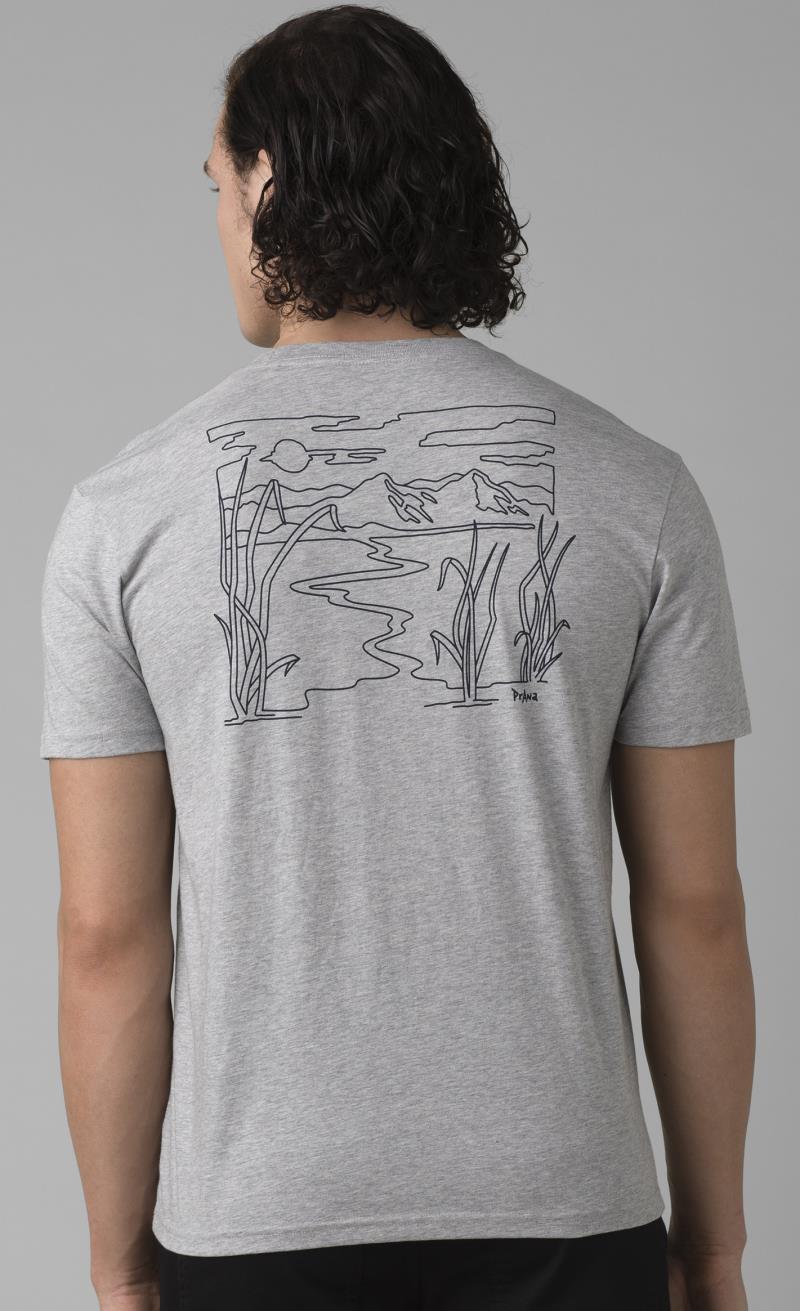 Bishop Creek SS Tee - Mens - Medium Heather Grey 3