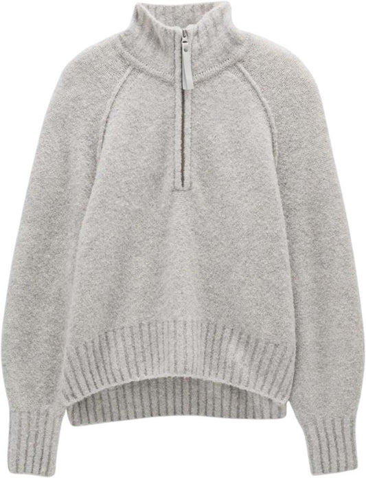 Blazing Star Sweater - Womens - Heather Grey 1