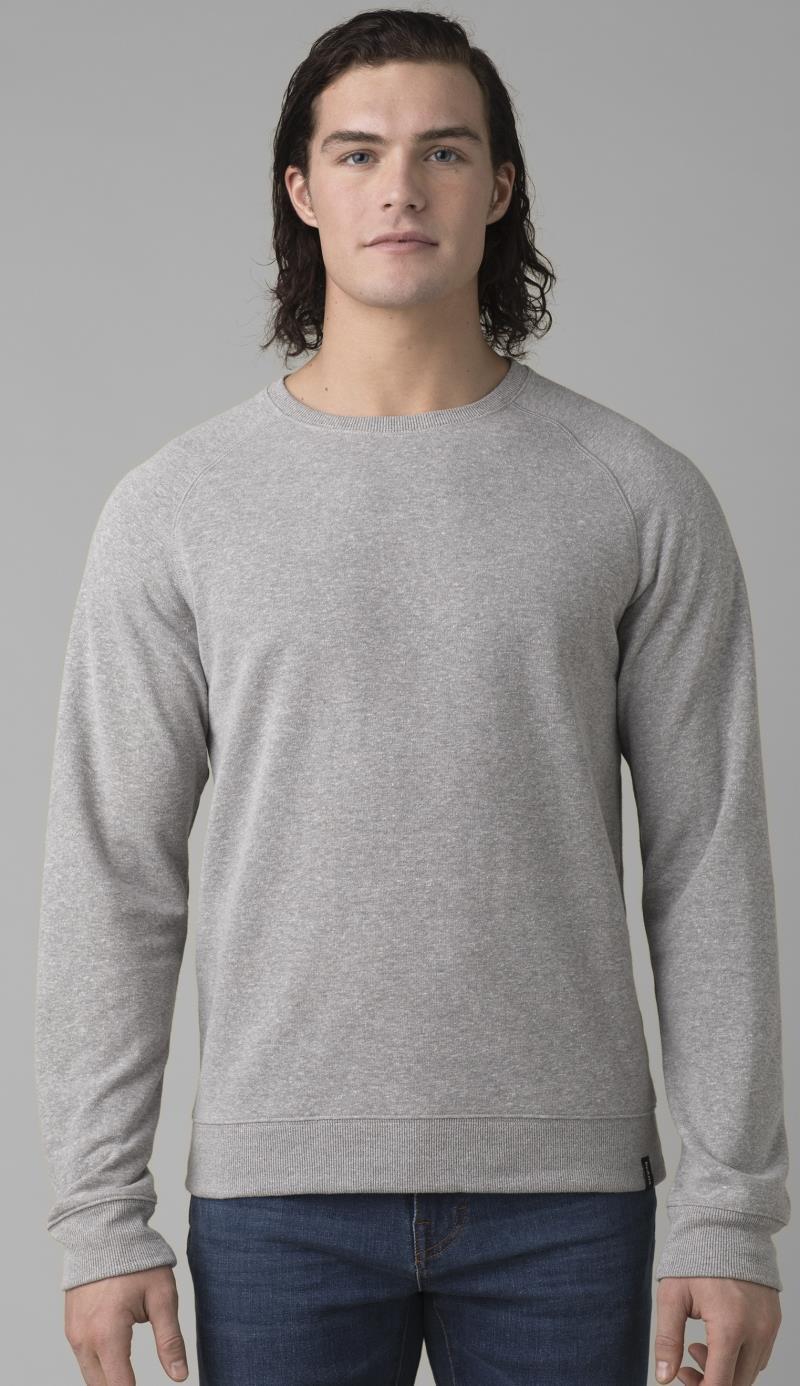 Cardiff Fleece Crew - Mens - Heather Grey 2