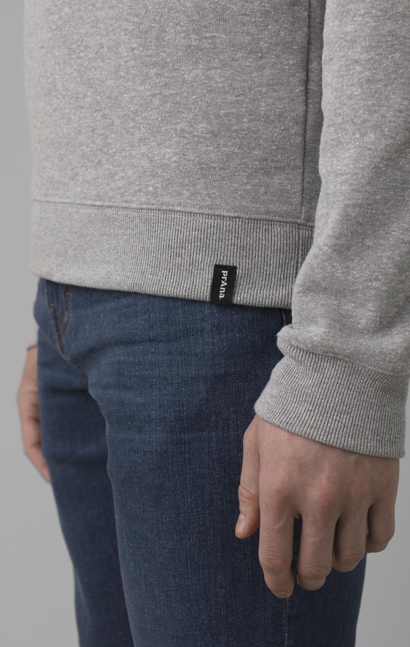 Cardiff Fleece Crew - Mens - Heather Grey 4