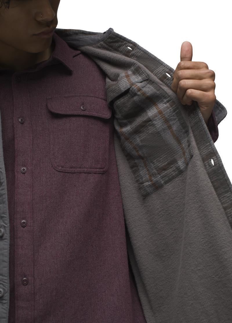 Copper Skies Lined Flannel - Mens - Flint Heather 2