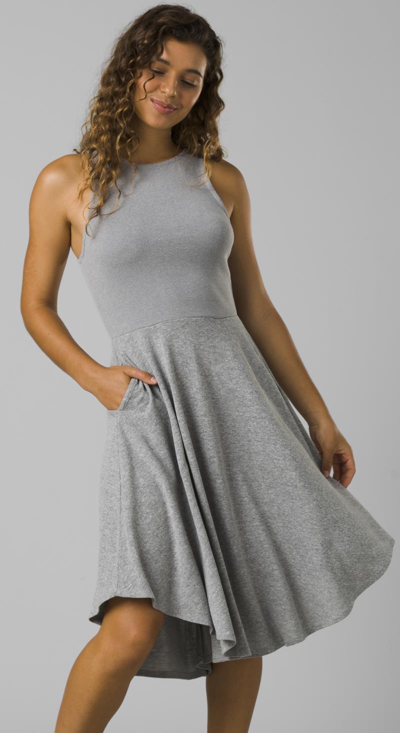 Cozy Up Bayjour Dress - Heather Grey 2