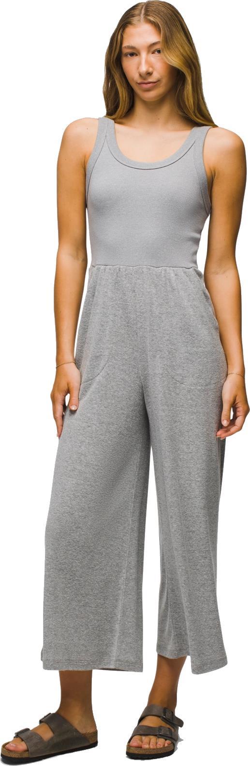 Cozy Up Bayjour Jumpsuit - Womens - Heather Grey 2