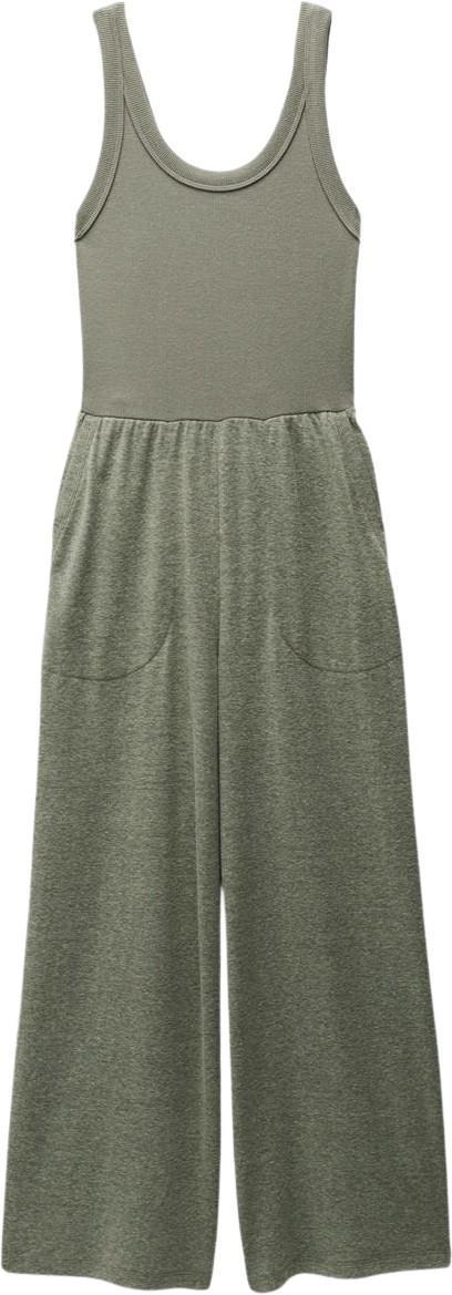 Cozy Up Bayjour Jumpsuit - Womens - Juniper Green Heather 1