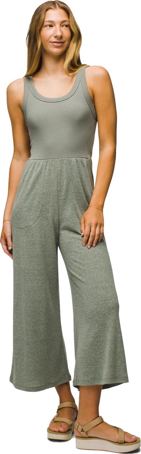 Cozy Up Bayjour Jumpsuit - Womens - Juniper Green Heather 2