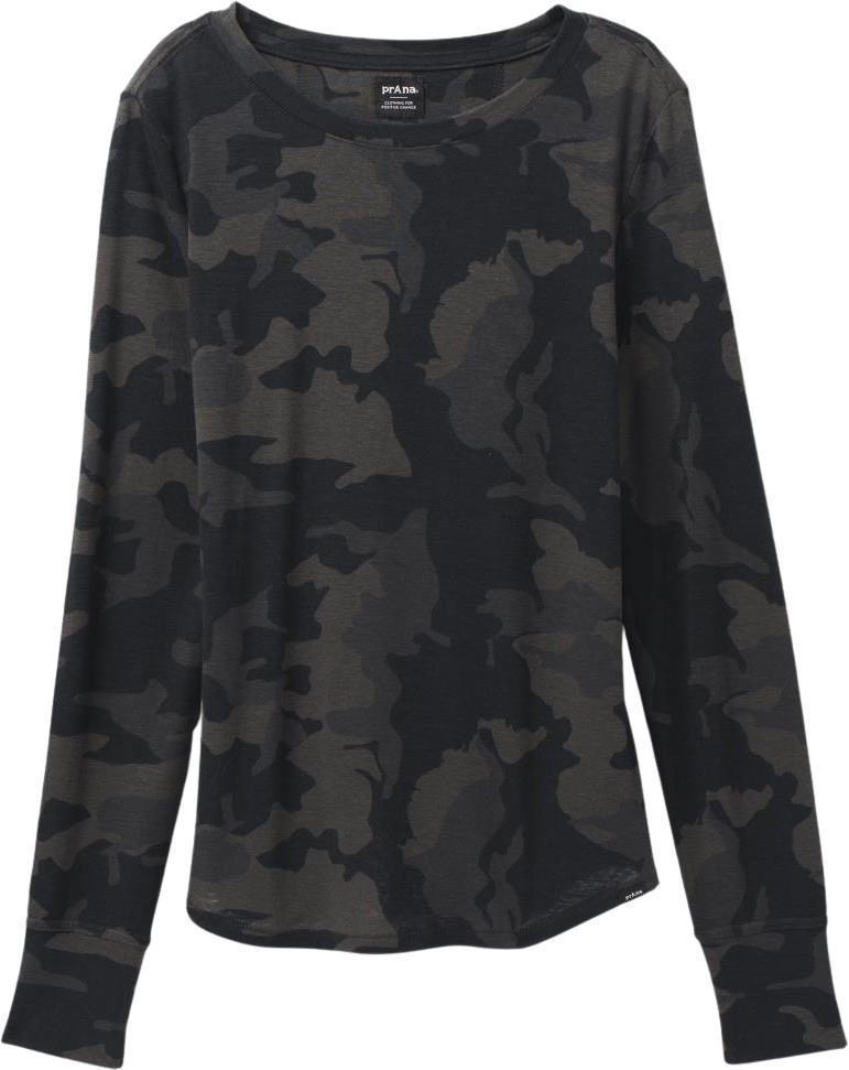 Cozy Up LS Tee - Womens - Black Camo 1