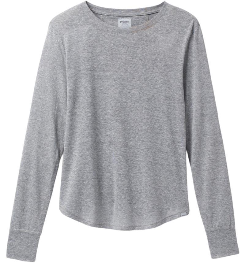 Cozy Up LS Tee - Womens - Heather Grey 1