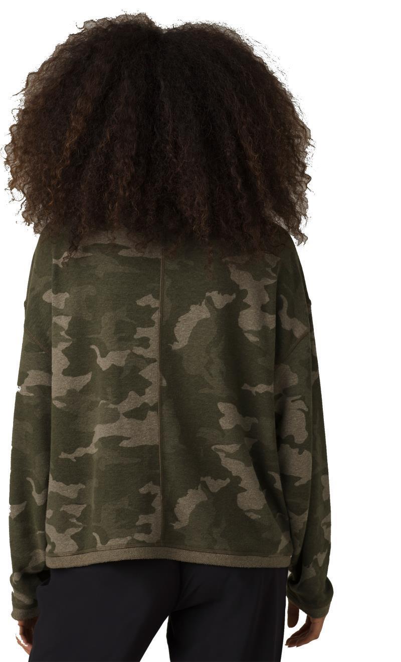 Cozy Up Polmdale Top - Womens - sage camo 1
