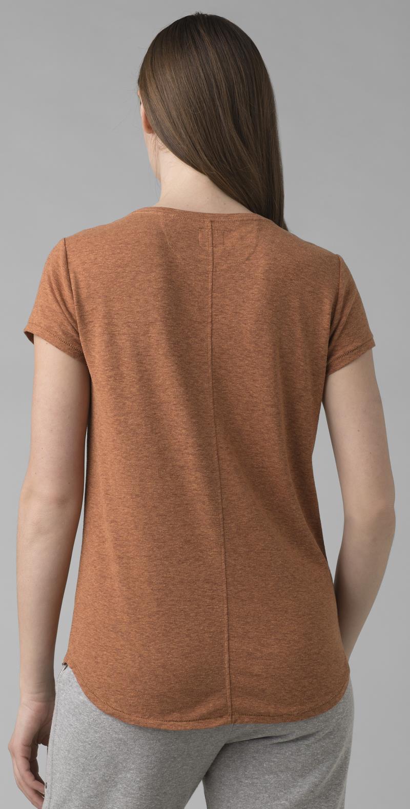 Cozy Up Scoop Neck Tee - Womens - Dark Ale Heather 3