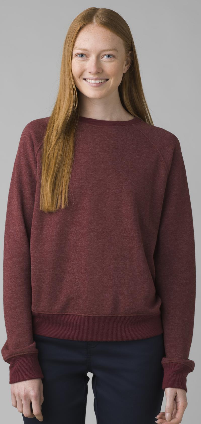 Cozy Up Sweatshirt - Womens - Maroon Heather 2