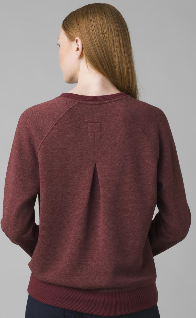 Cozy Up Sweatshirt - Womens - Maroon Heather 3