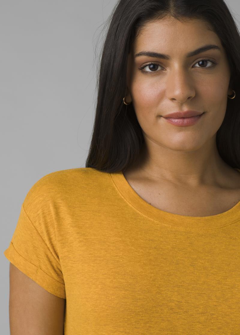 Cozy Up T-Shirt - Womens - Golden Hour Heather 4