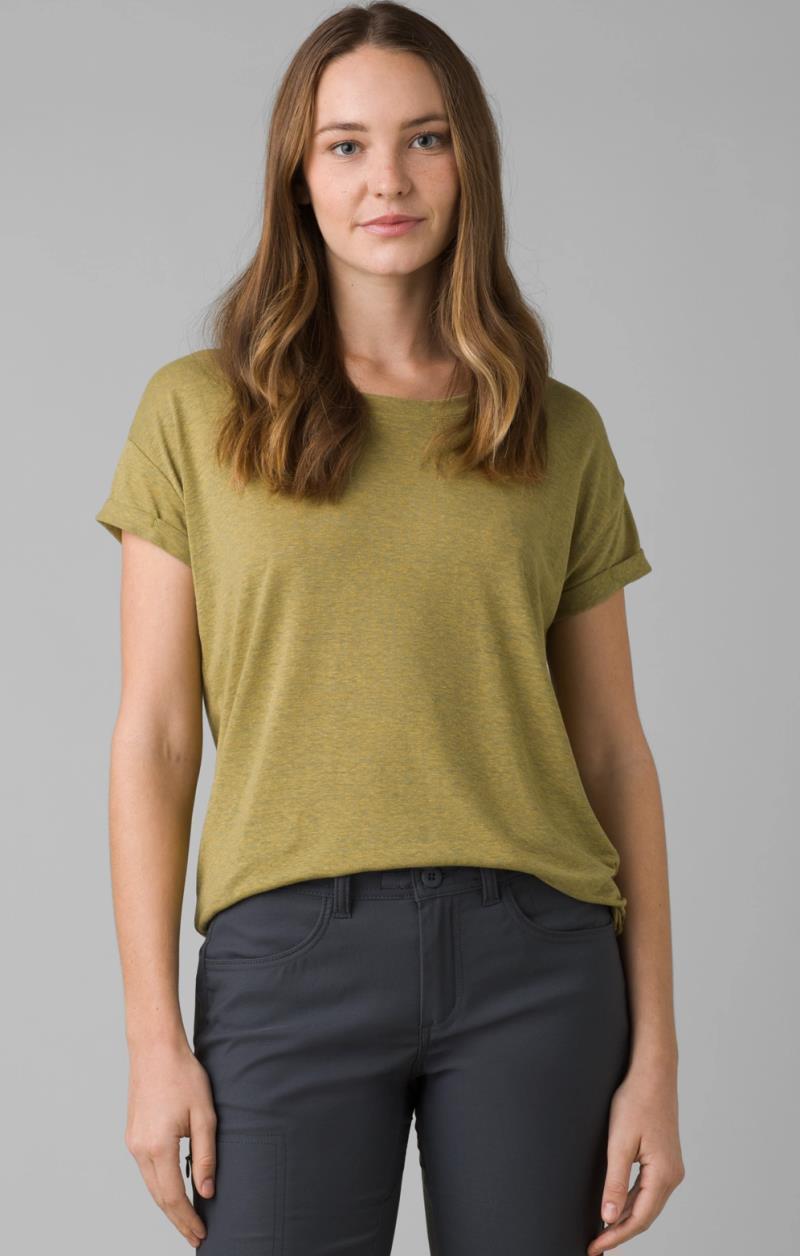 Cozy Up T-Shirt - Womens - Sweet Grass Heather 2