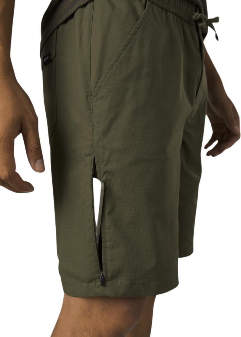Double Peak E-Waist Shorts, 8" Inseam - Mens - cargo green 1