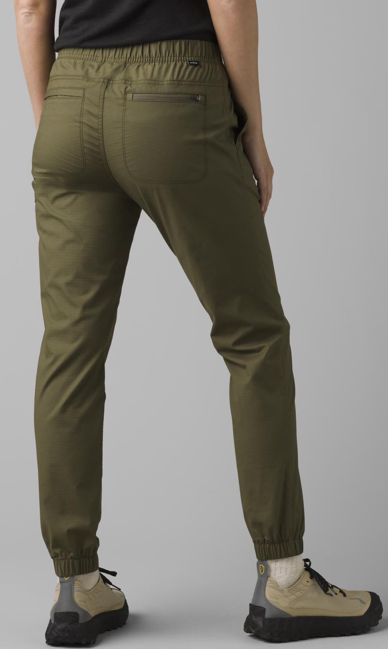 Double Peak Joggers - Womens - cargo green 1