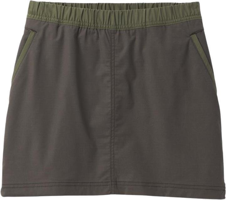 Double Peak Skort - Black Olive Block 1