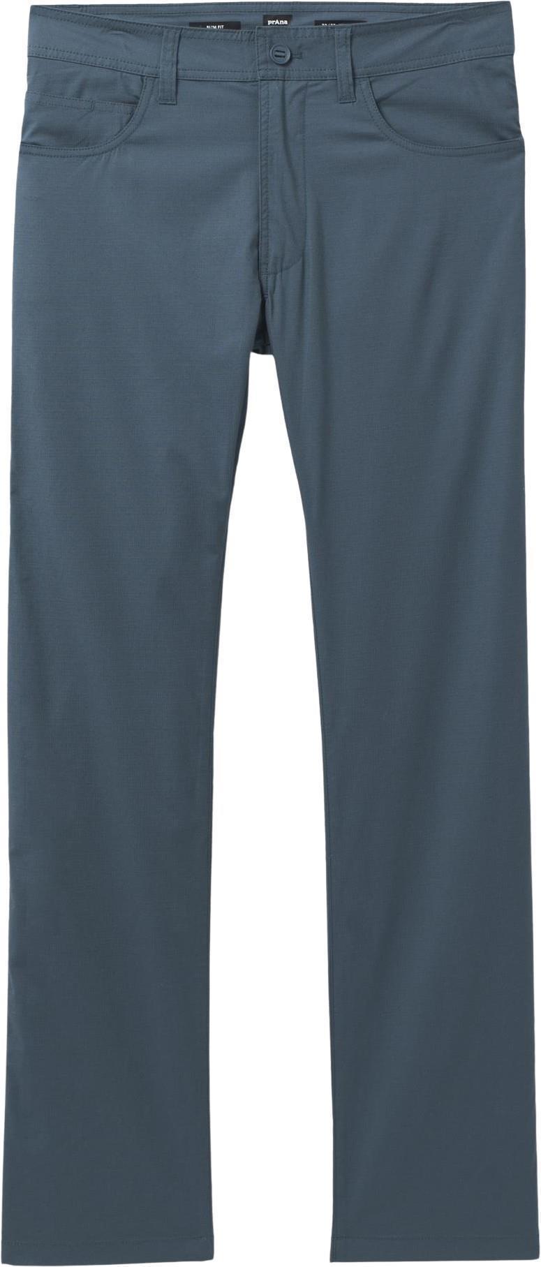 Double Peak Slim Pants, 32" Inseam - Mens - grey blue 1