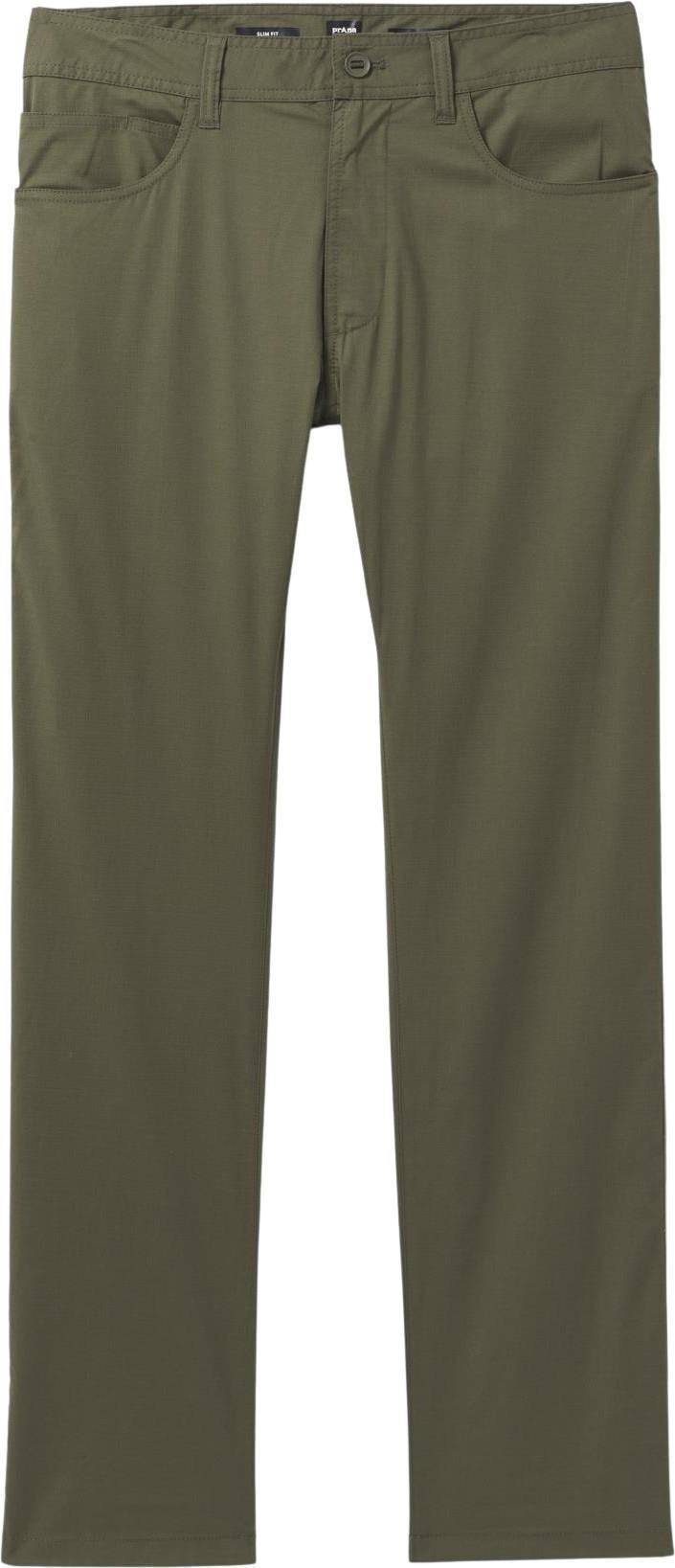 Double Peak Slim Pants, 34" Inseam - Mens - cargo green 1