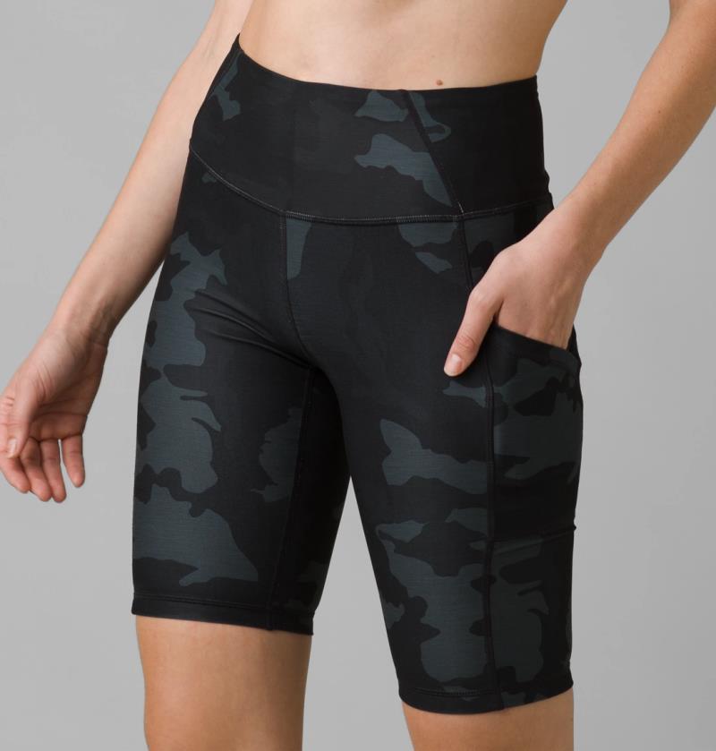 Electa Shorts II, 10" Inseam - Womens - Black Camo 2