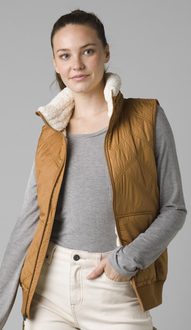 Esla Vest - Womens - Camel 2