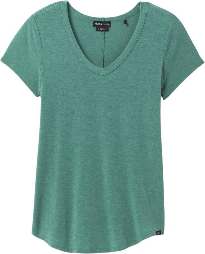Foundation 365 V-Neck Top Plus - Womens - Cove Heather 1