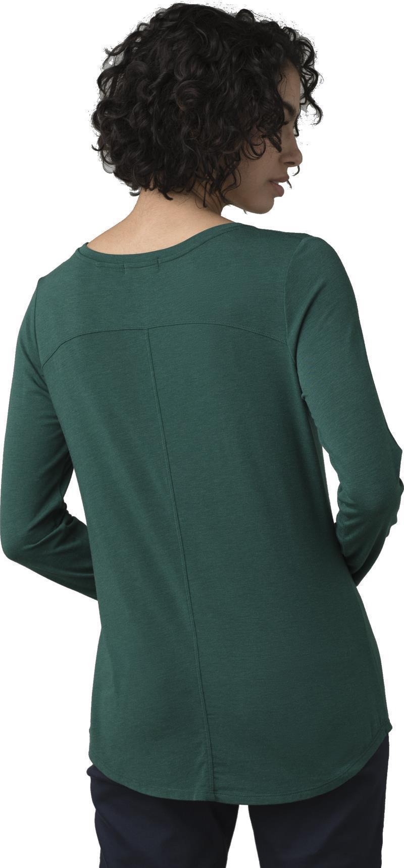 Foundation LS Crew - Womens - Deep Pine Heather 3